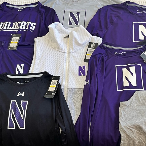 Under Armour Northwestern Wildcats Apparel Collection Worth $385 - Picture 1 of 11